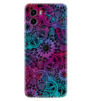 Vivo Y15S Y32 Y33S Y51 Y53S Kılıf Desemli Silikon Colurful Mandala 1667