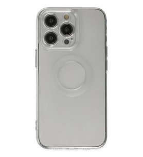 iPhone 14 Pro Kılıf Santa Lens Silikon - Şeffaf