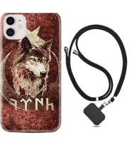 Apple iPhone 11 12 13 Mini Kılıf Boyun Askılı Silikon Göktürk 3 1412