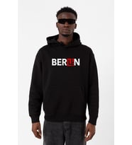 La Casa De Papel Berlin Ak Siyah Erkek 3ip Kapşonlu Sweatshirt