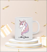 Kişiye Özel Unicorn Tasarımlı Kupa Bardak