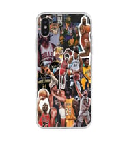 Iphone X ve XS Uyumlu Basketbol Tasarımlı Şeffaf Telefon Kılıfı
