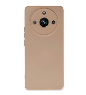 Realme 11 Pro Kılıf Nano İçi Kadife Silikon - Pudra