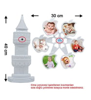 Müzikli Dönen Elma Fotoğraf Çerçevesi