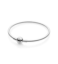 Charm Uyumlu Ball Klips Bangle Bileklik, Tüm Boyutlar17-19-21cm
