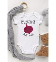 Unisex Bebek Beyaz Kısa Kollu Çıtçıtlı Body