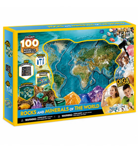 Dünyanın Kayaları ve Mineralleri Araştırma Seti 3D Puzzle