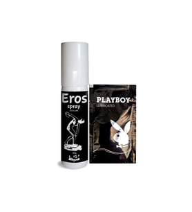 Eros Erkeklere Özel Zaman Stop Spreyi 20 ml (Black) + KaydırıcıJel