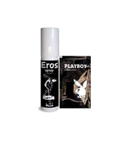Eros Erkeklere Özel Zaman Stop Spreyi 20 ml (Black) + KaydırıcıJel