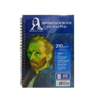 Mona Lisa A5 Sulu Boya Defteri 210 gr Telli Çizim Defter