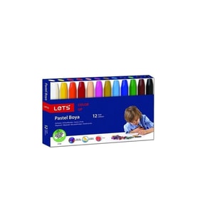 12 Renk Pastel Boya