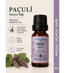 Paçuli Uçucu Yağı – 10 ml Saf ve Katkısız Bitkisel Uçucu Yağ