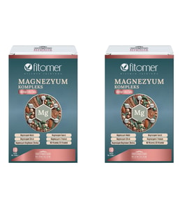 Fitomer Magnezyum P5P B6 Vitamin ve D Vitamini 60 Kapsül 2 Li Fırsat Seti