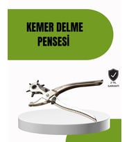 Deride Kemer Çanta Ayakkabı Delme Pensesi 6 Uçlu Döner Başlıklı Tamir Aleti