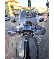 MOTOCAM Arora Cappucino PRO 50 Ön Cam 2026-2027 Model 42cm Füme Renkli 4mm Elcikli APARATSIZ
