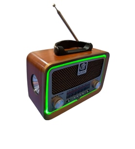ATASBEY RT-654 Klasik Retro Solar Enerjili , Nostalji Bluetooth/USB/Sd/ Radyo Mp3 Player Müzik Kutusu