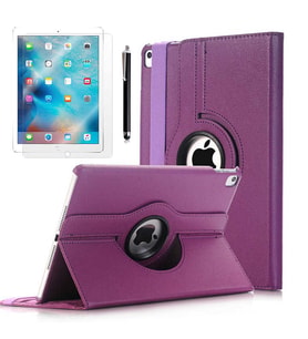Lexroo iPad Pro 10.5 (7.Nesil) Dönebilen Standlı Kılıf - Mor