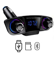 Ayyt Powermaster PM-22010 Bluetooth SD Hafıza Kartı Aux Flash Bellek FM Transmitter Oto Araç Çakmaklık Müzik Aktarıcı