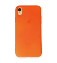 iPhone Xr Kılıf First Silikon - Parlak Turuncu
