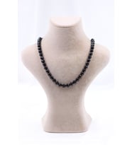 Oniks Onyx Taşı Kolye Faset Kesim Doğal Taş Dizi 8 mm