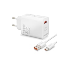 Type-C Hızlı Şarj Seti 33W Usb Adaptörlü - Beyaz ND1006