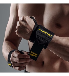 Joinfit Profesyonel Ayarlanabilir Ağırlık Bilekliği Wrist Wraps Koruyucu Fitness Bileklik Siyah