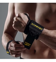 Joinfit Profesyonel Ayarlanabilir Ağırlık Bilekliği Wrist Wraps Koruyucu Fitness Bileklik Siyah