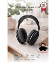 Torima Bluetooth Kulaklık Kulak Üstü Sd Kart Girişli Kablosuz Aux Kablolu Kulaklık P9 Pro Max Siyah