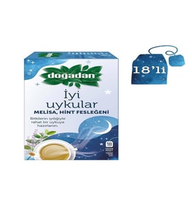 Doğadan İyi Uykular Melisa Hint Fesleğini Çay 18'li