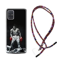 Samsung a71 A72 A73 A7 A9 2018 C7 C9 Kılıf Boyun Asklı Rasta Silikon Moon Baloon 1369