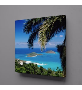 DENİZ MANZARASI KANVAS TABLO 60x60cm (Karışık)