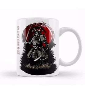 Bushido Samurai Kupa Bardak Porselen