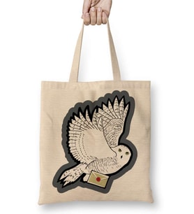 Harry Potter Mail Time Bez Çanta Uzun Saplı