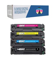 Safir Toner Hp 415A-W2030A  LaserJet Pro MFP M478fdn - M479dn CMYK 1 Set Çipsiz Muadil Toner