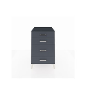 Kronos Komodin 4 Çekmeceli 60x59x96 Antrasit-Antrasit