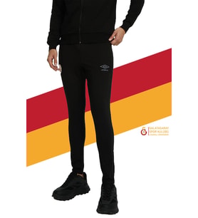 Galatasaray Orijinal Lisanslı Umbro Dar Paça Siyah Eşofman Altı TD-0079