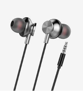 H340 Kulak İçi Mikrofonlu Kablolu Kulaklık HD Audio 3.5mm Siyah