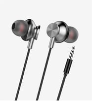 H340 Kulak İçi Mikrofonlu Kablolu Kulaklık HD Audio 3.5mm Siyah