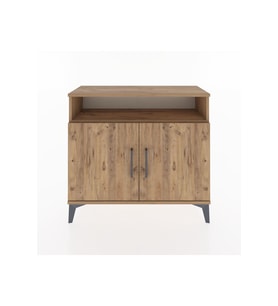 Arges Şifonyer 2 Raflı 2 Kapaklı 88x30x80 Çam-Çam