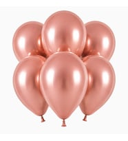 Rose Gold Renk Lateks Pastel Balon (30 cm) - 6 Adet