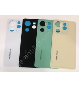 Tecno Spark 20 (KJ5n) Arka Kapak (Siyah)