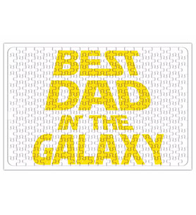 Best Dad İn The Galaxy Puzzle 240 Parça Yapboz