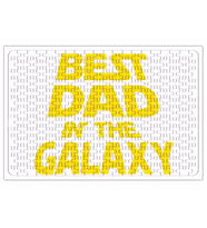 Best Dad İn The Galaxy Puzzle 240 Parça Yapboz