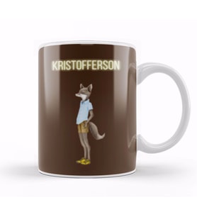 Fantastic Mr Fox  KRISTOFFERSON Kupa Bardak Porselen