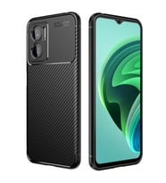 Xiaomi Redmi Note 11E Kılıf Karbon Silikon Case Kapak (Siyah)