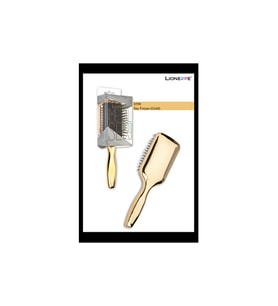 Lionesse Saç Fırçası Metal Gold 8590
