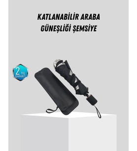 Ön Cam Güneşliği – Kalın Kumaş ve Cam Elyaf İskelet ile Maksimum UV Koruma
