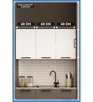 120 Cm Dani Mini Üst Mutfak Dolabı