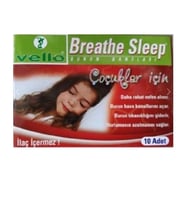 Vello Breathe Sleep Burun Bandı Çocuk için 10 Adet