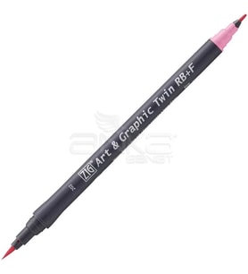 Zig Art&Graphic Twin RB+F Çift Uçlu Çizim Kalemi 202 Peach Pink
